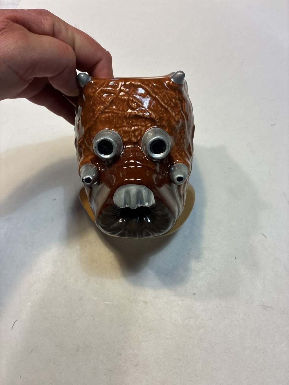 Star Wars Tusken Raider Sand People Figural Ceramic Mug Applause 1996 #46228